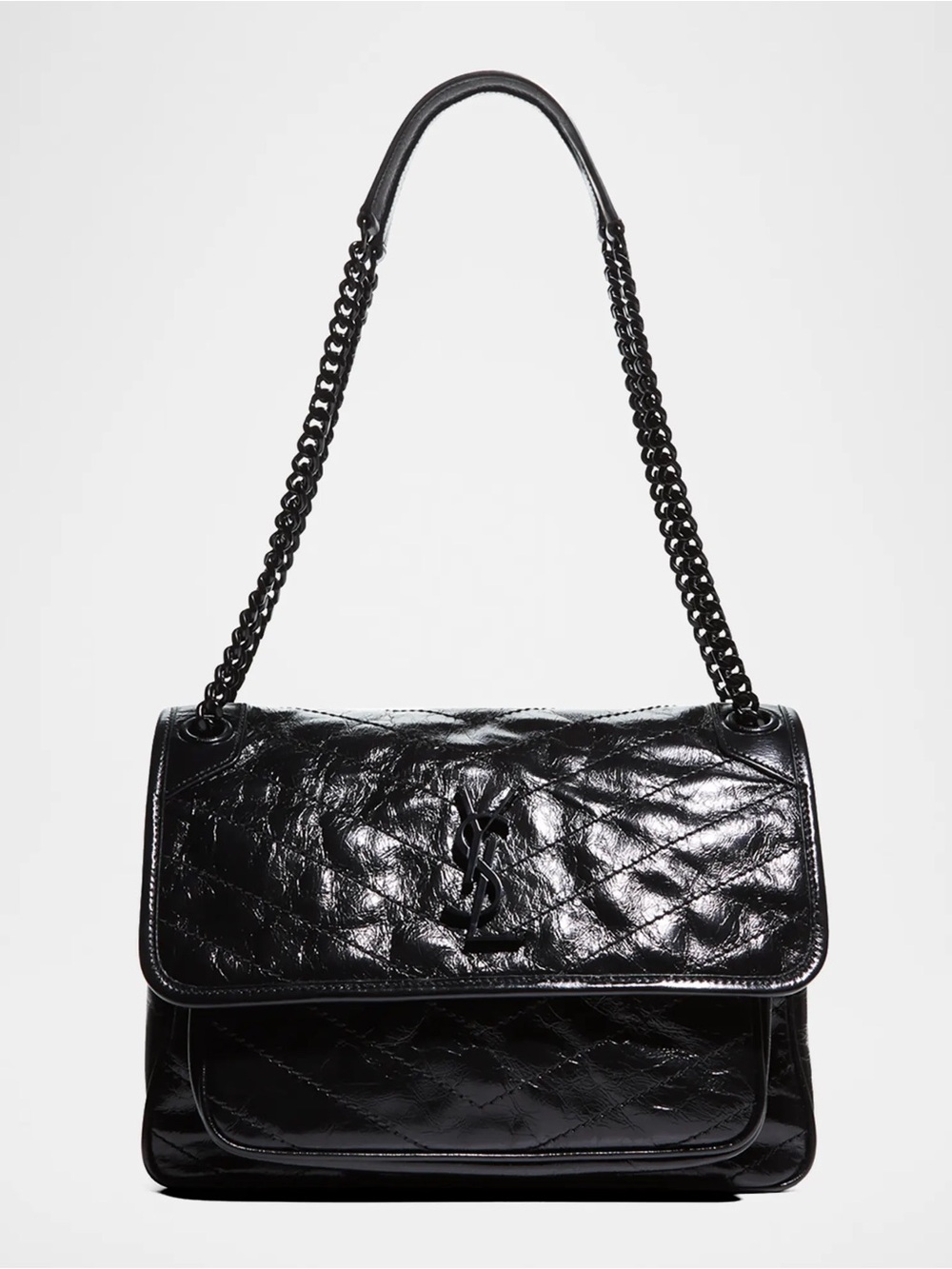 Saint Laurent Niki Medium YSL Monogram Flap Shoulder Bag